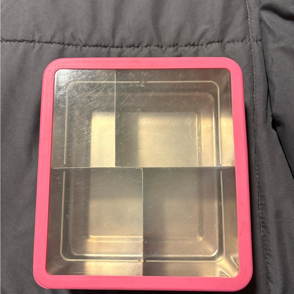 Pottery Barn Kids Pink bento lunchbox